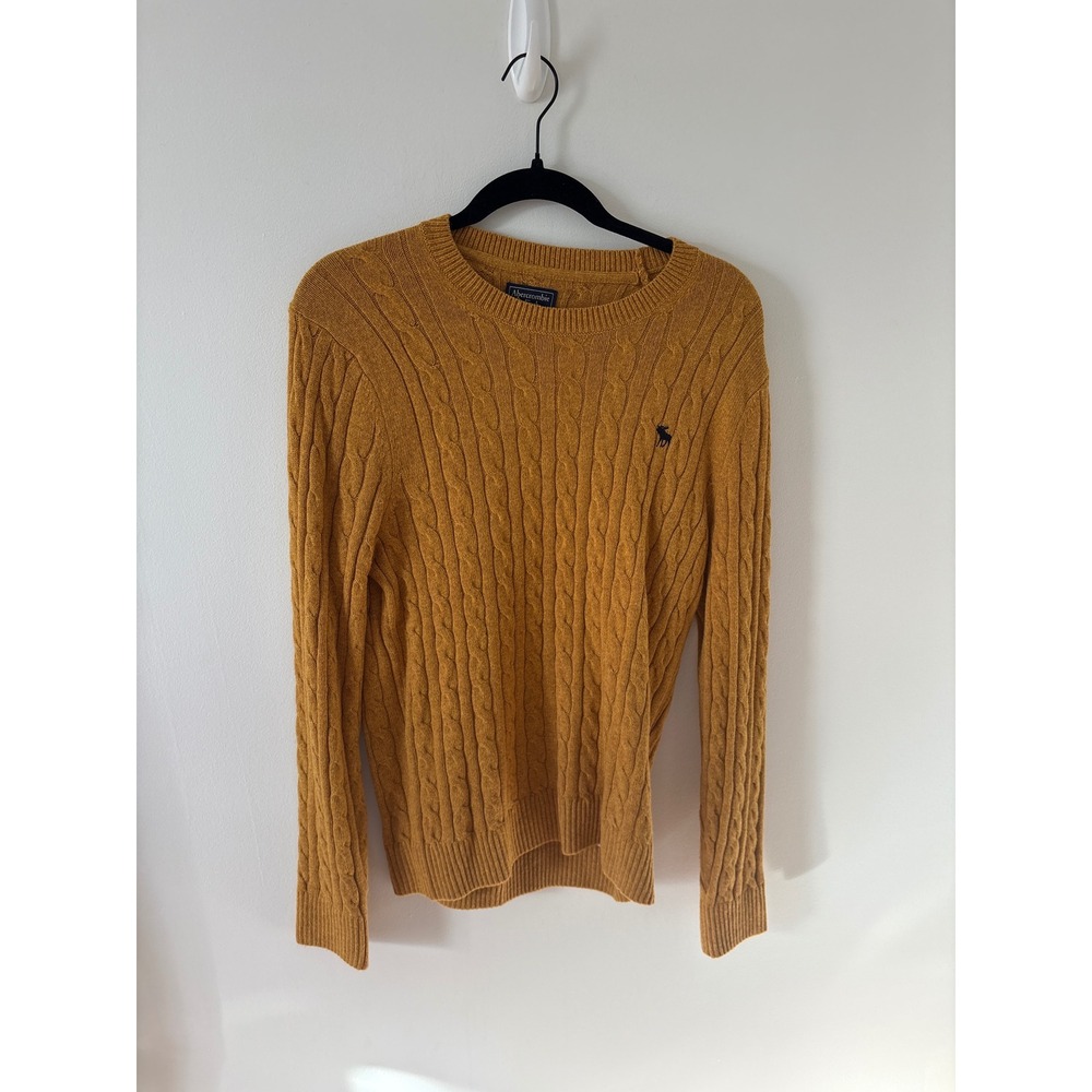 Vintage Y2K‎ Abercrombie & Fitch Cable Knit Sweater Size Small